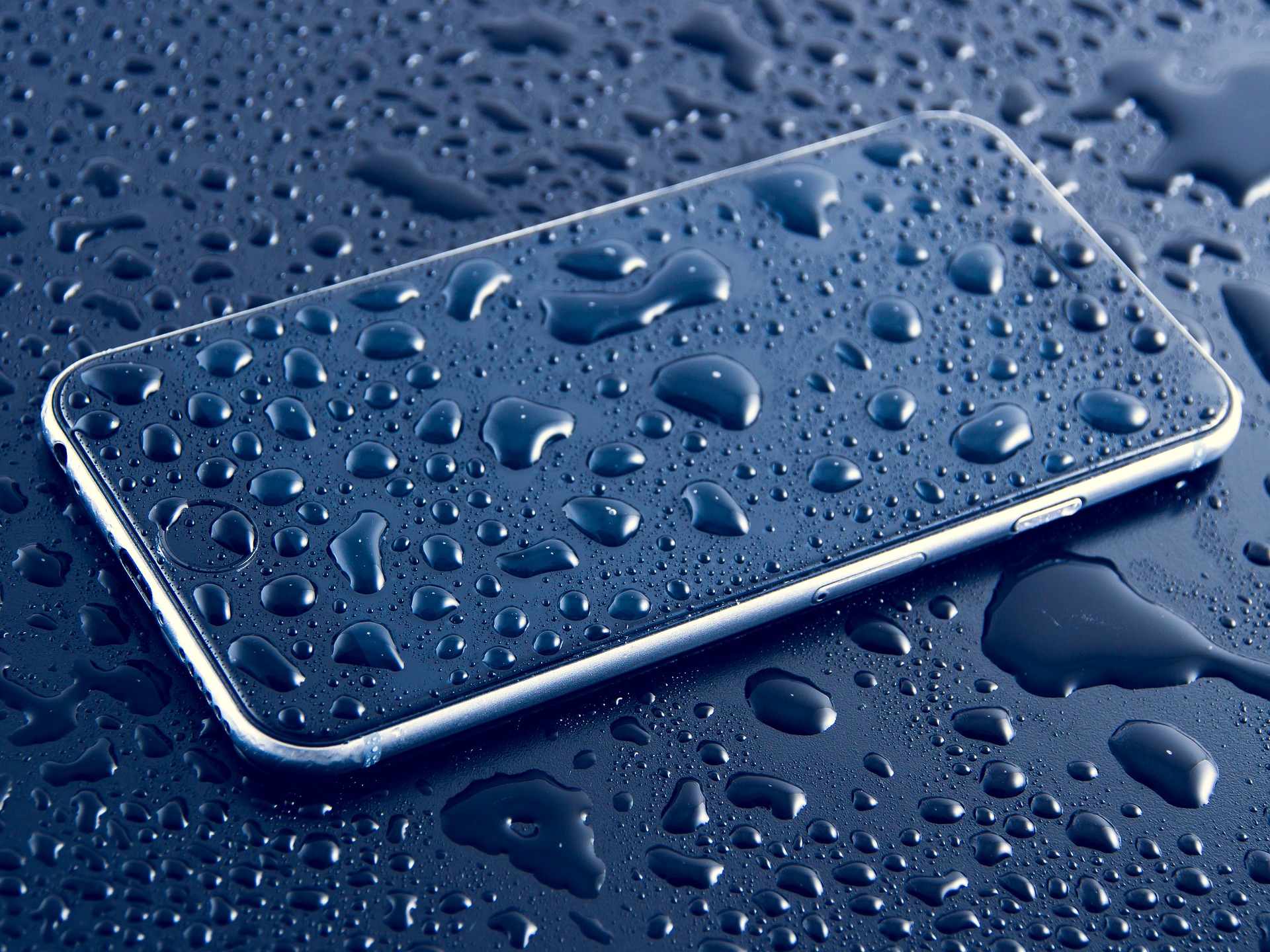 a wet phone